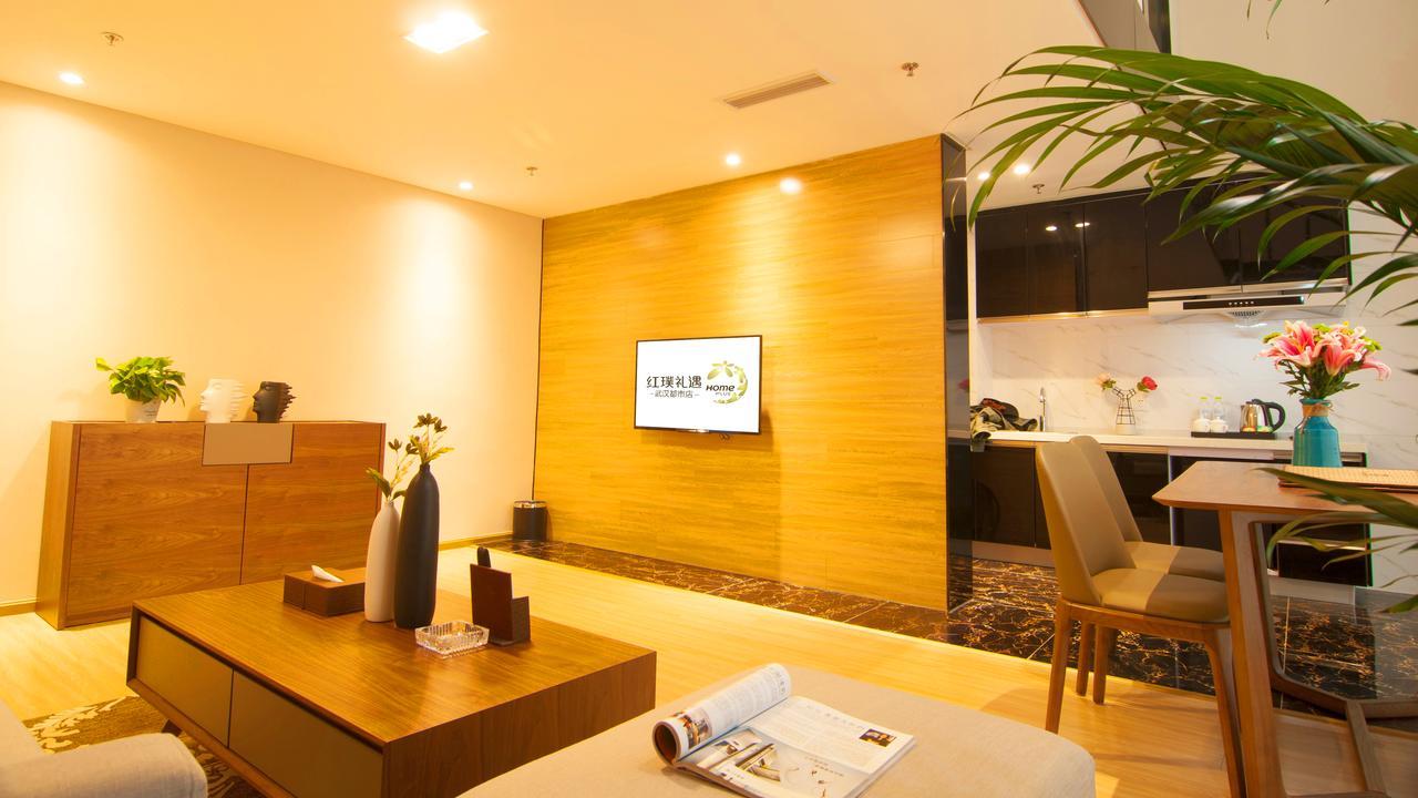 Home Plus Suite Hotel And Apartment Wuhan Exterior foto